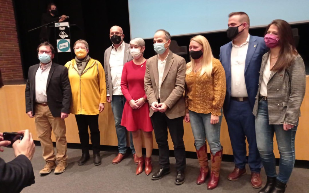 Col·loqui amb Jordi Turull i amb la consellera Lourdes Ciuró