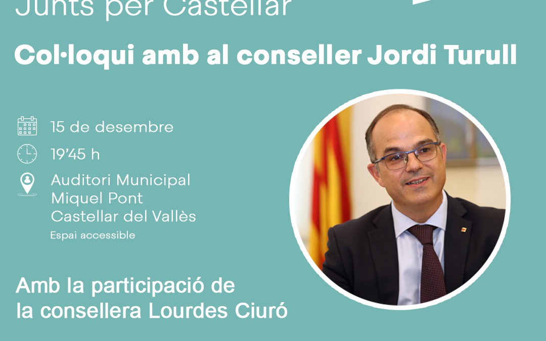 Col•loqui amb al Conseller Jordi Turull