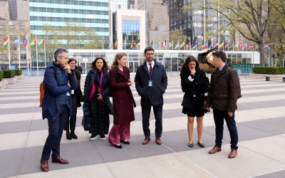 El vicepresident Puigneró signa un acord amb l’ONU perquè les Terres de l’Ebre sigui el primer territori al món on avaluar la resiliència urbana davant els reptes globals