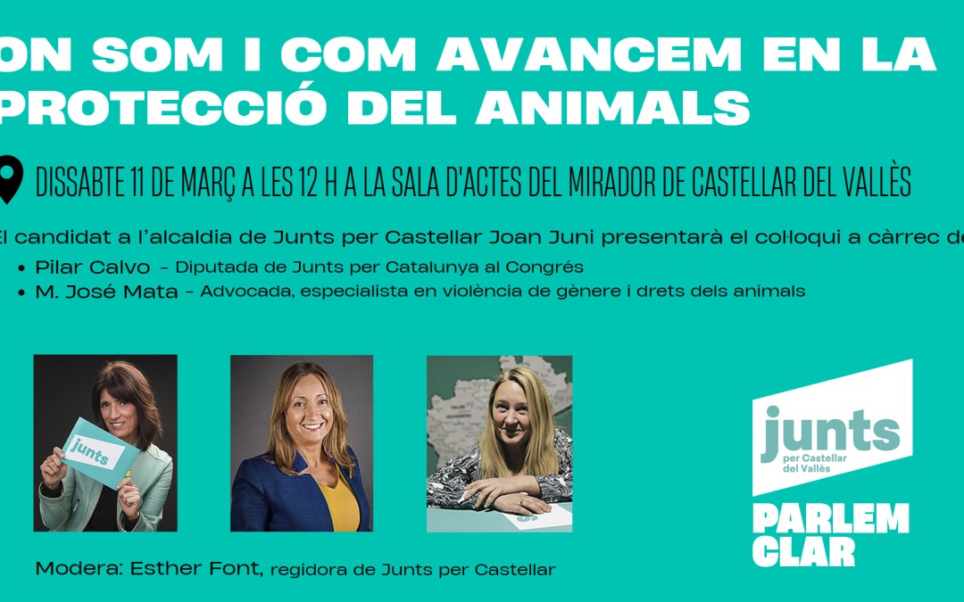 On som i com avancem en la protecció dels animals