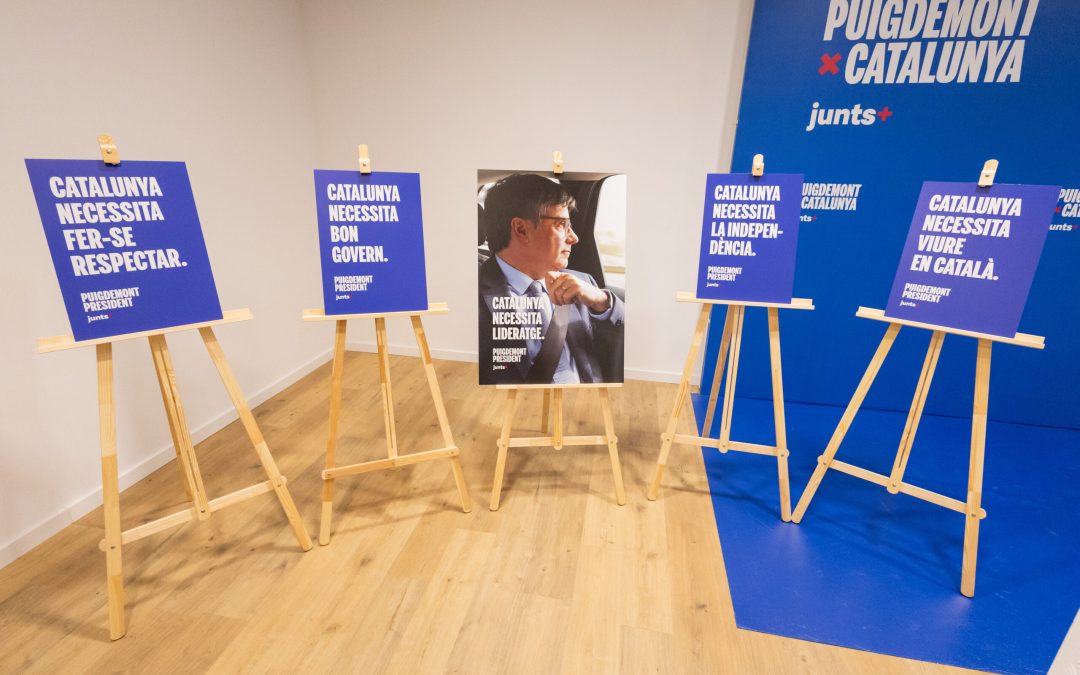 Junts+ presenta una campanya sobre què necessita Catalunya per recuperar l’ambició i el lideratge del país