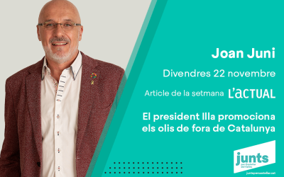 El president Illa promociona els olis de fora de Catalunya