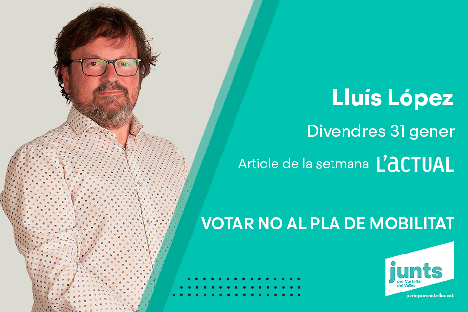 VOTAR NO AL PLA DE MOBILITAT